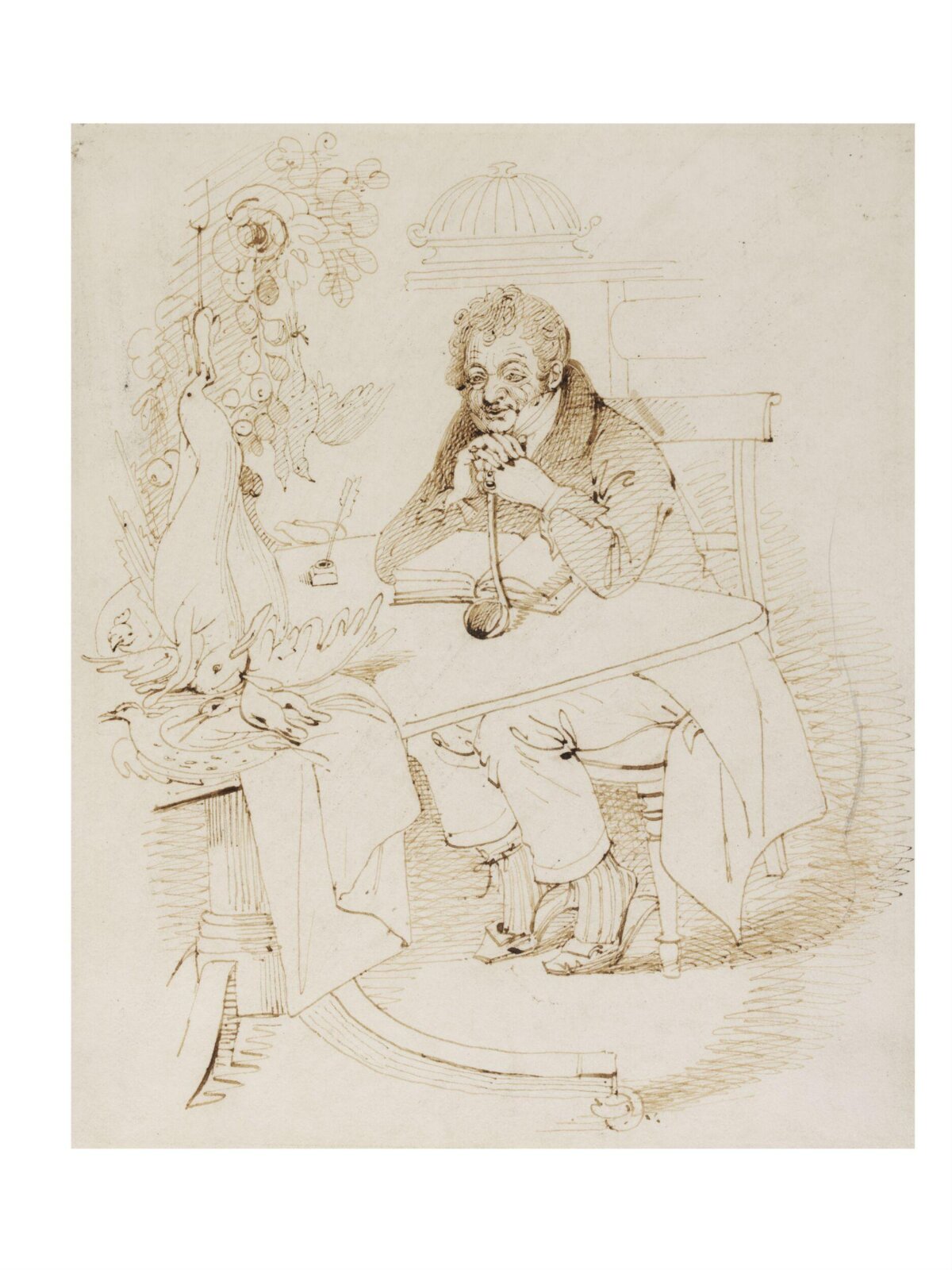 Louis Eustache Ude, the French Cook, Daniel Maclise, ca. 1835-45