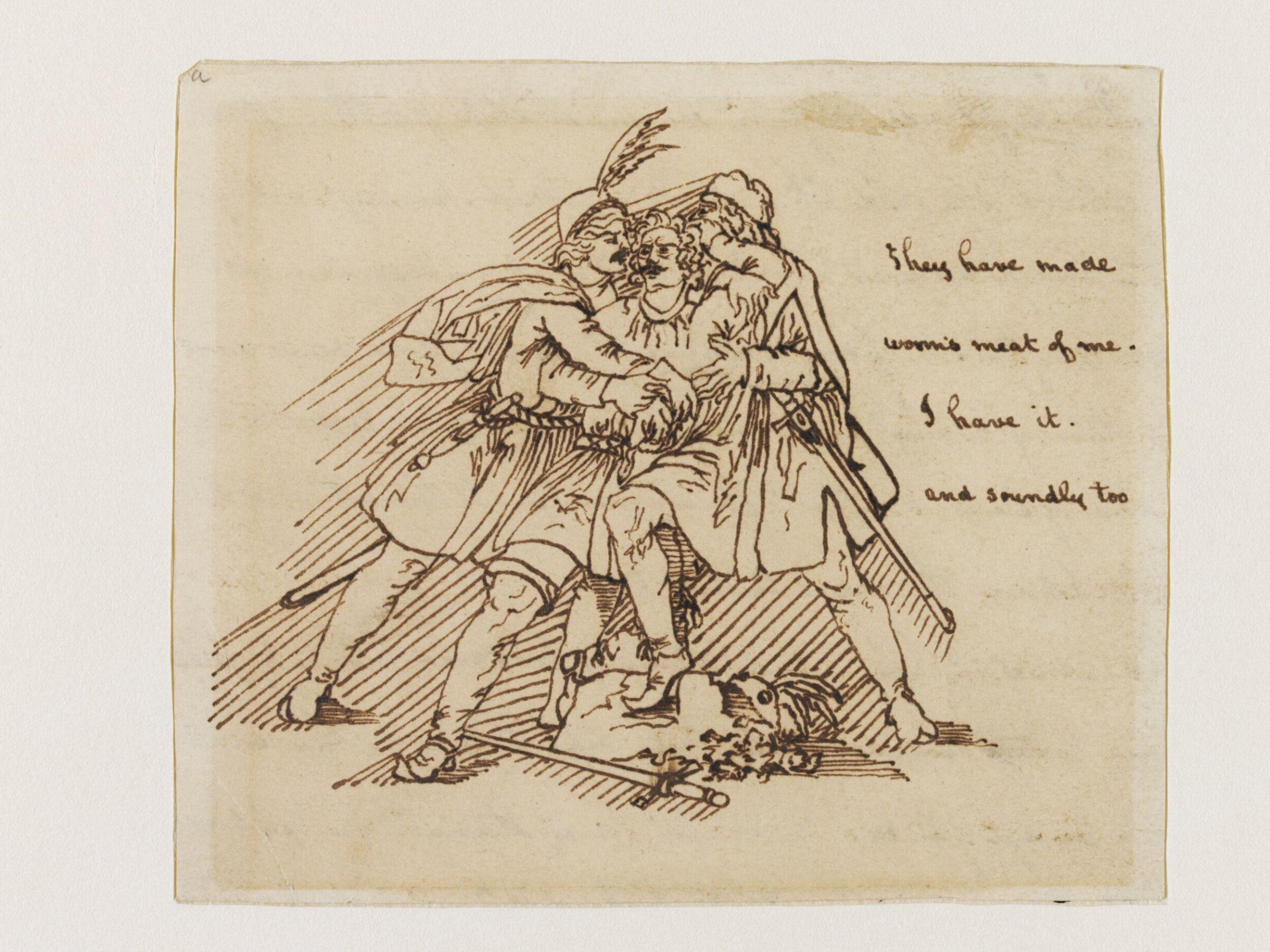 They have made worm's meat out of me, Daniel Maclise, ca. 1825-70