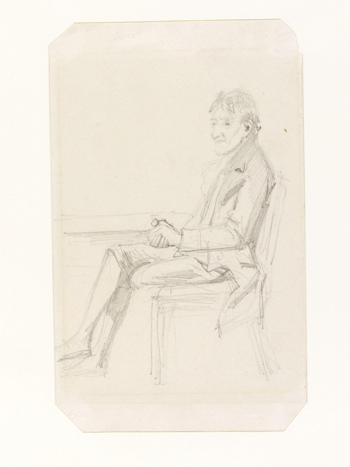 Portrait of John Soane, Daniel Maclise, ca. 1834-36
