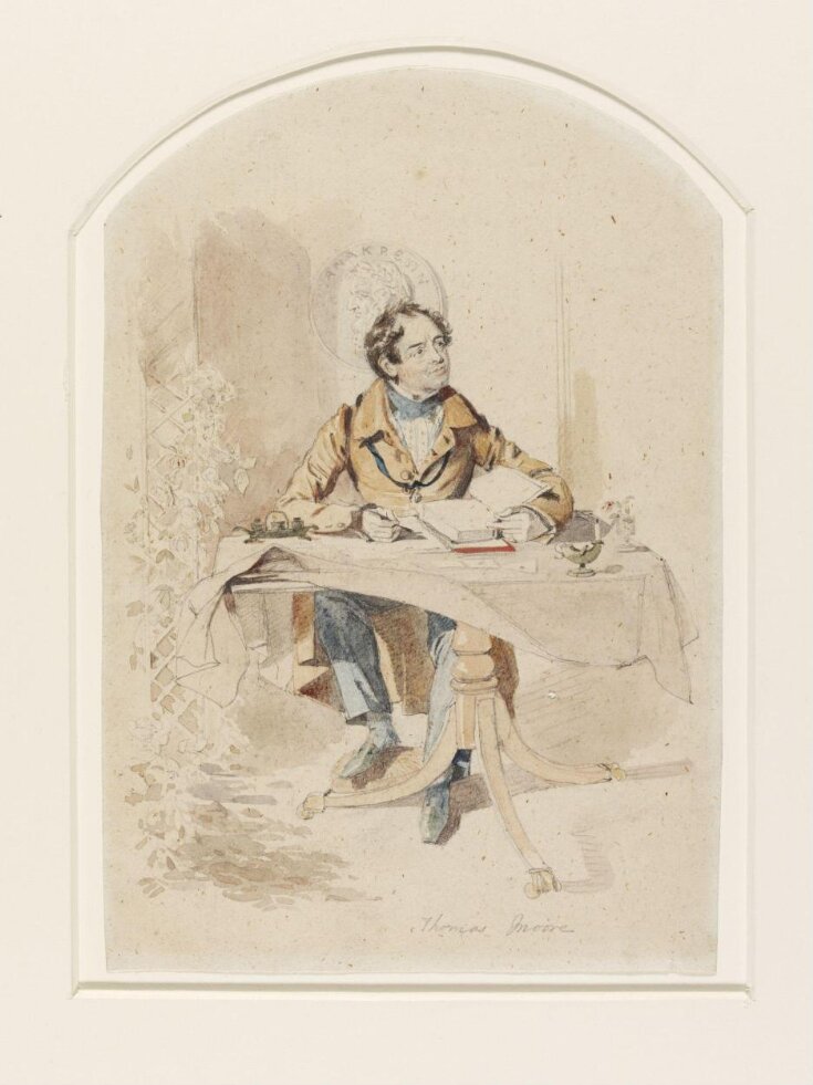 Portrait of Thomas Moore, poet top image
