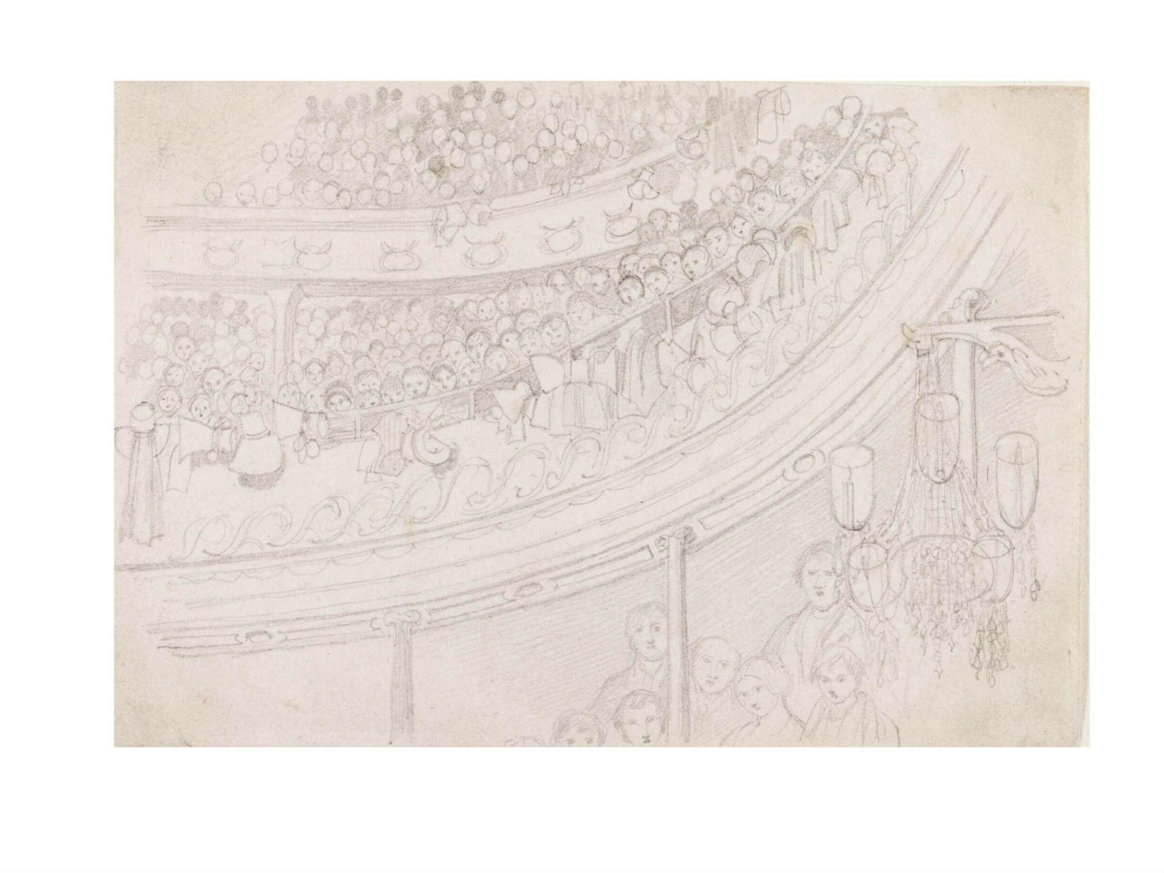 Drury Lane, Daniel Maclise, ca. 1825-70