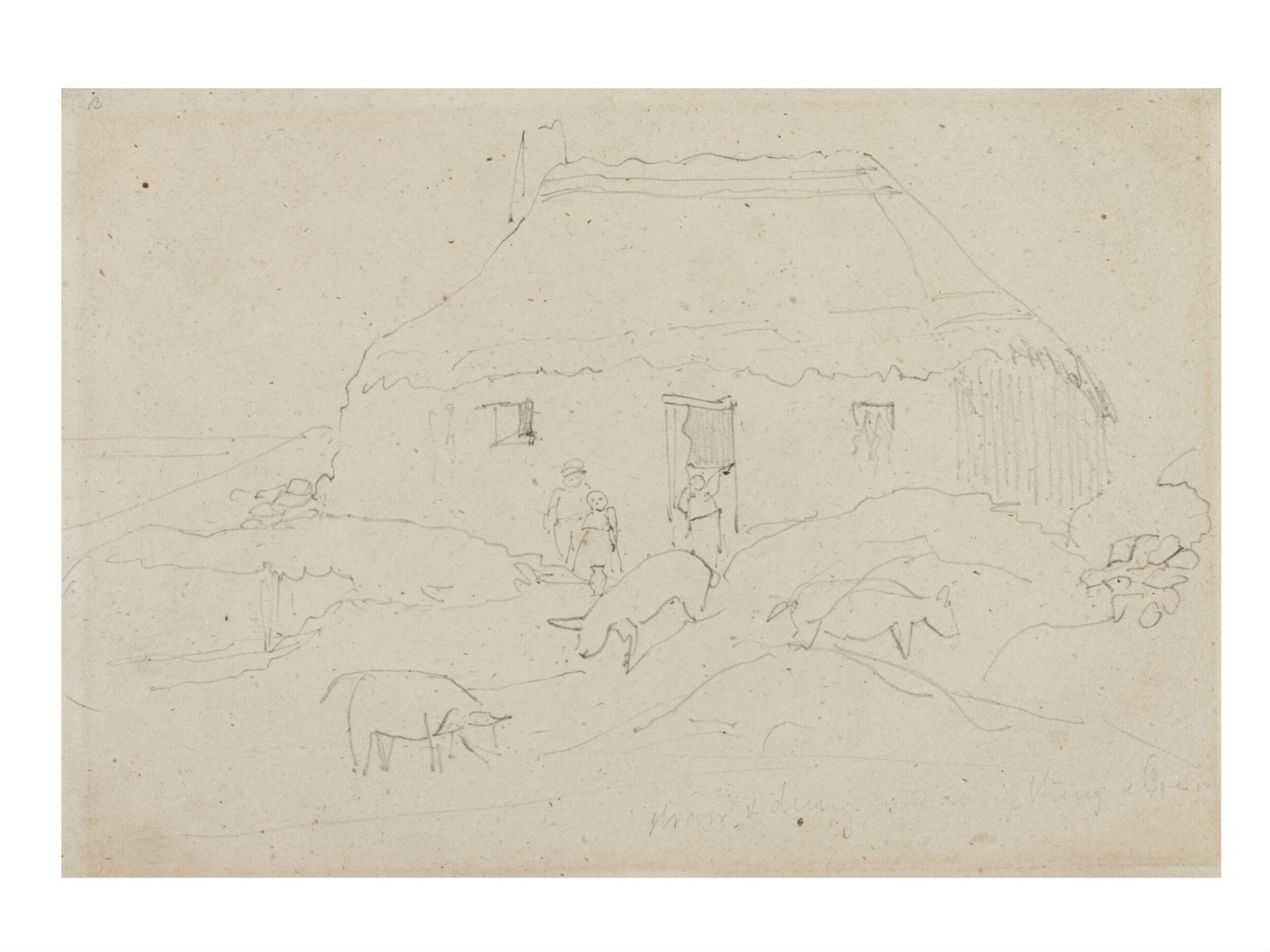 Farm yard animals, Daniel Maclise, ca. 1825-70
