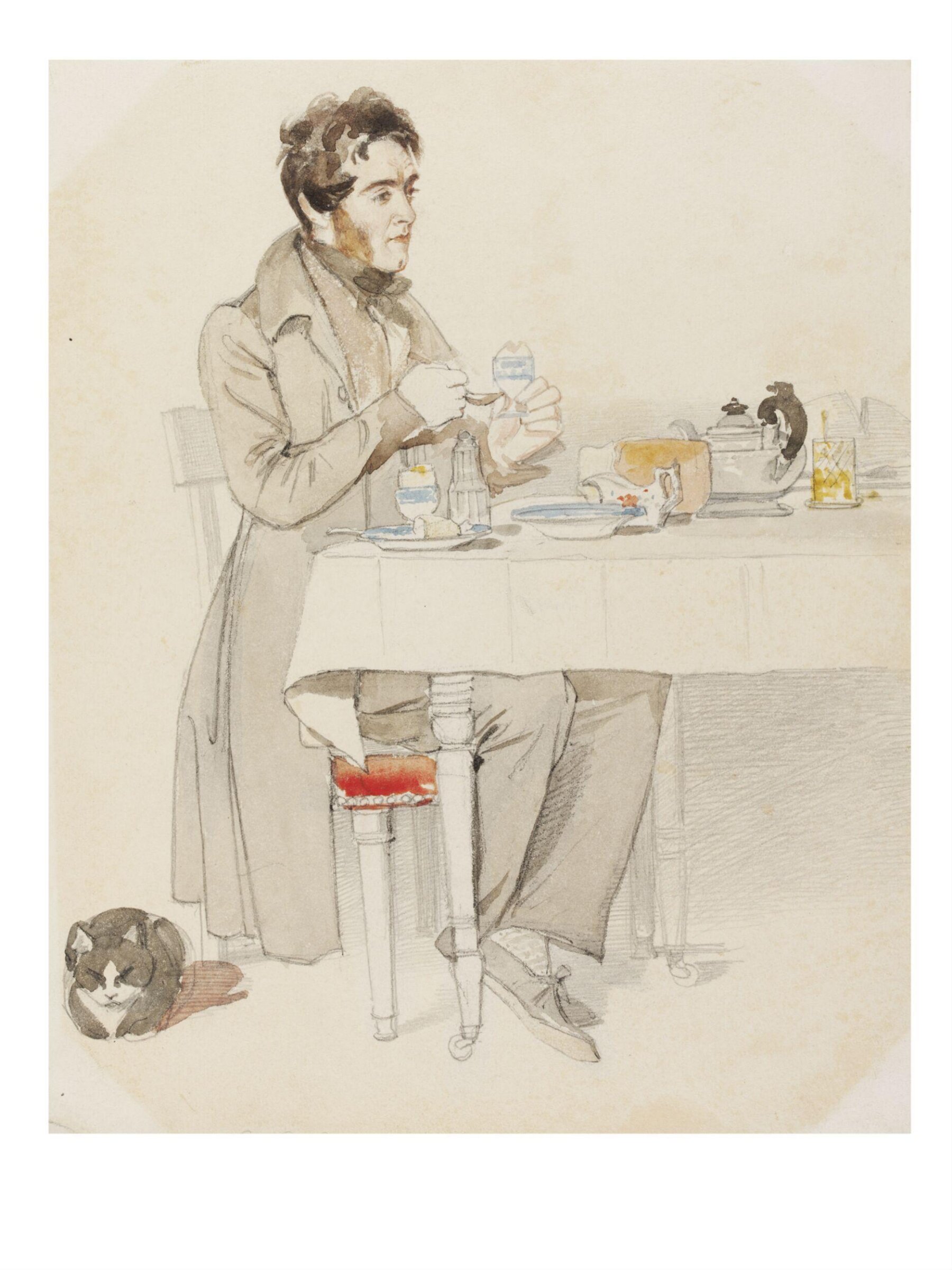 Eyre Evans Crowe (1799 - 1868), Historian, Daniel Maclise, 1825-1870