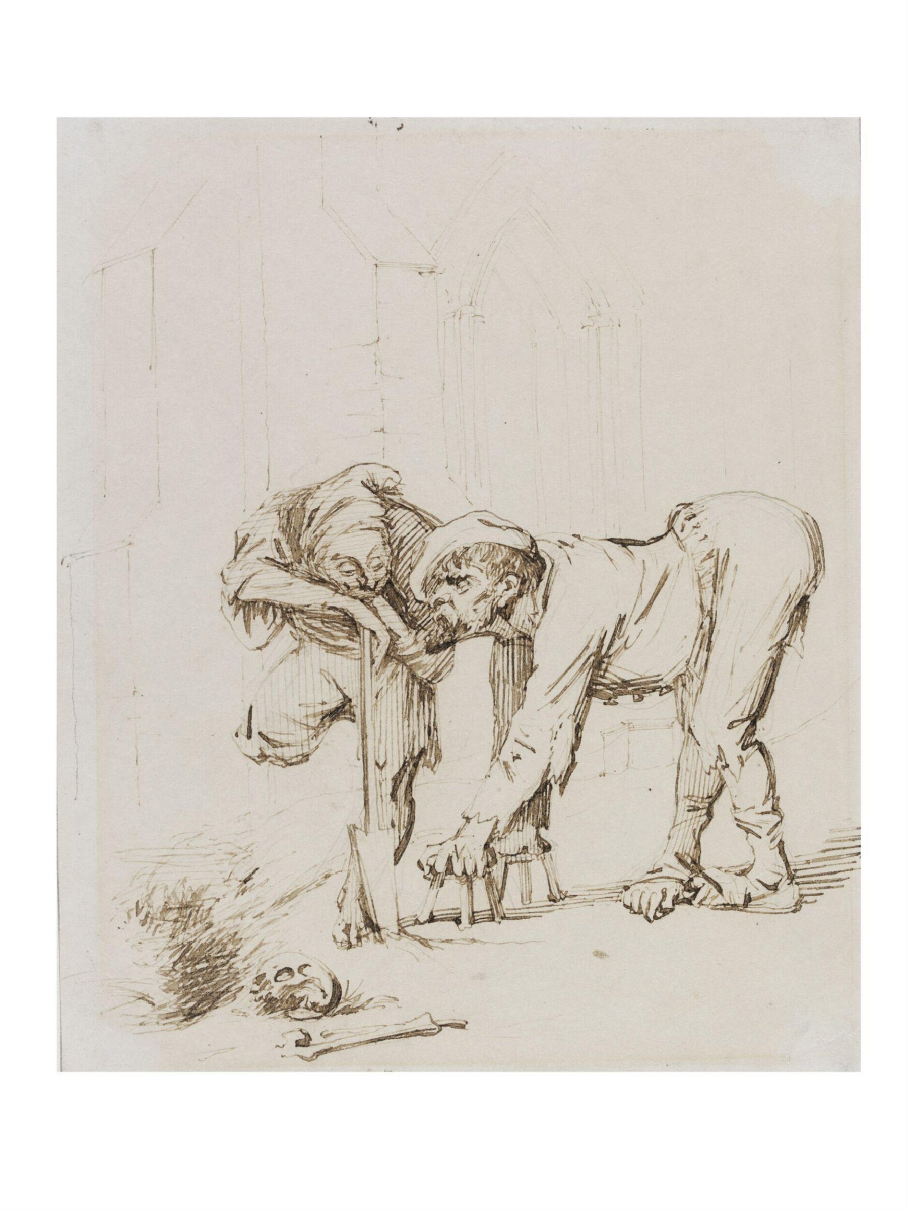 Gravediggers, Daniel Maclise, ca. 1825-70