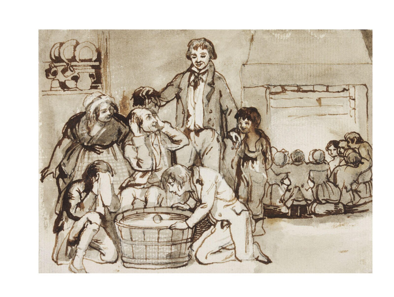 Snapp Apple Night, Daniel Maclise, ca. 1835-70
