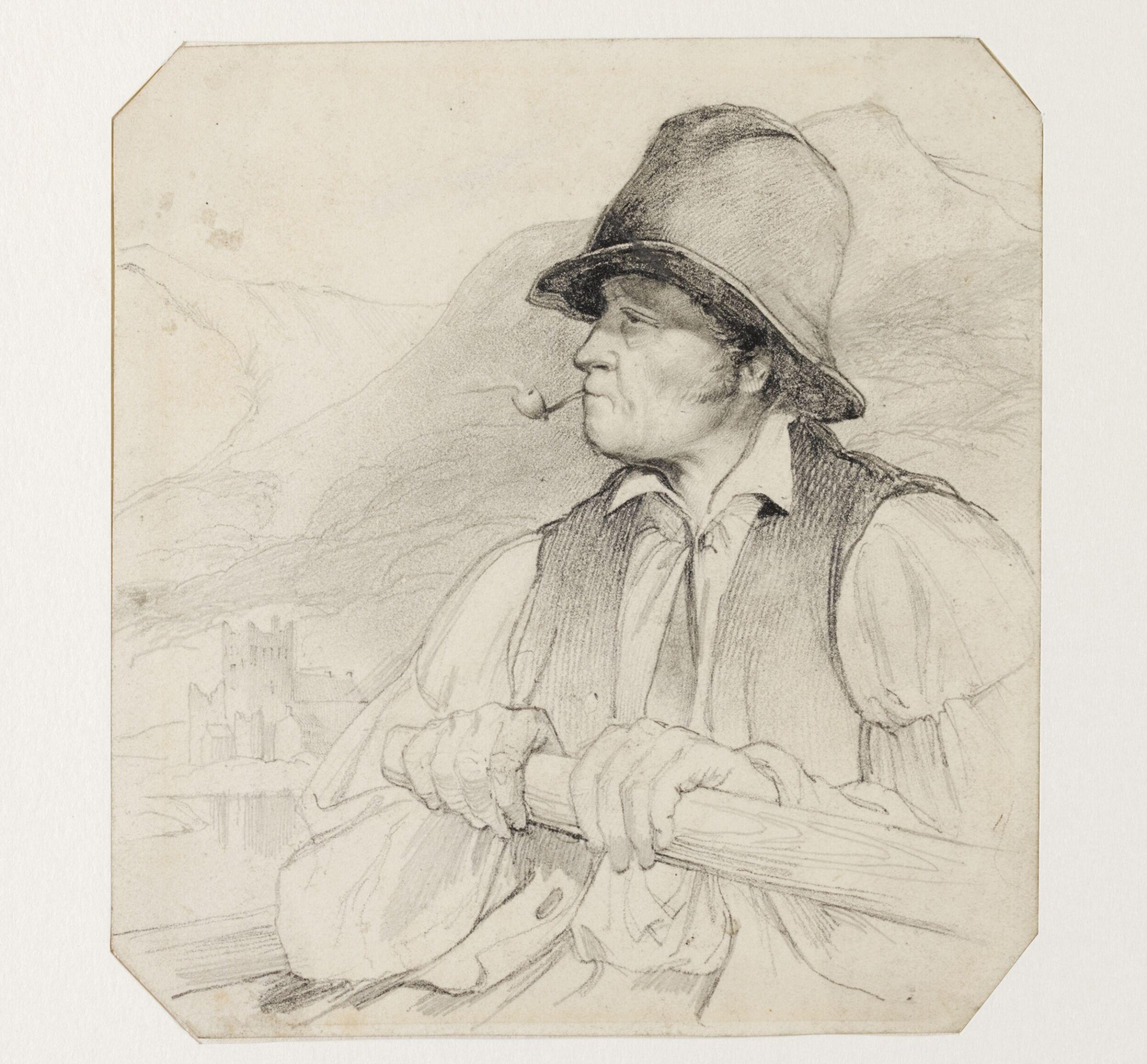 Riverboat Man, Daniel Maclise, ca. 1825-70