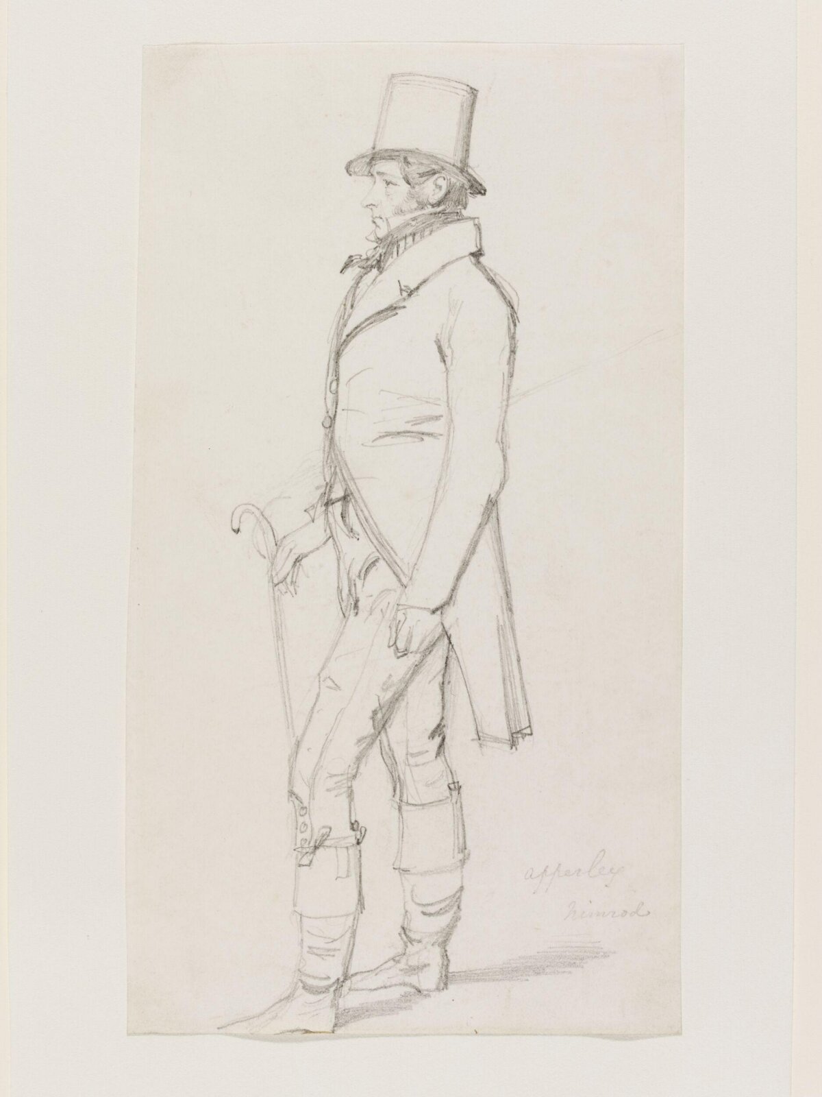 Mr. Apperley ("Nimrod"), Daniel Maclise, ca. 1825-70