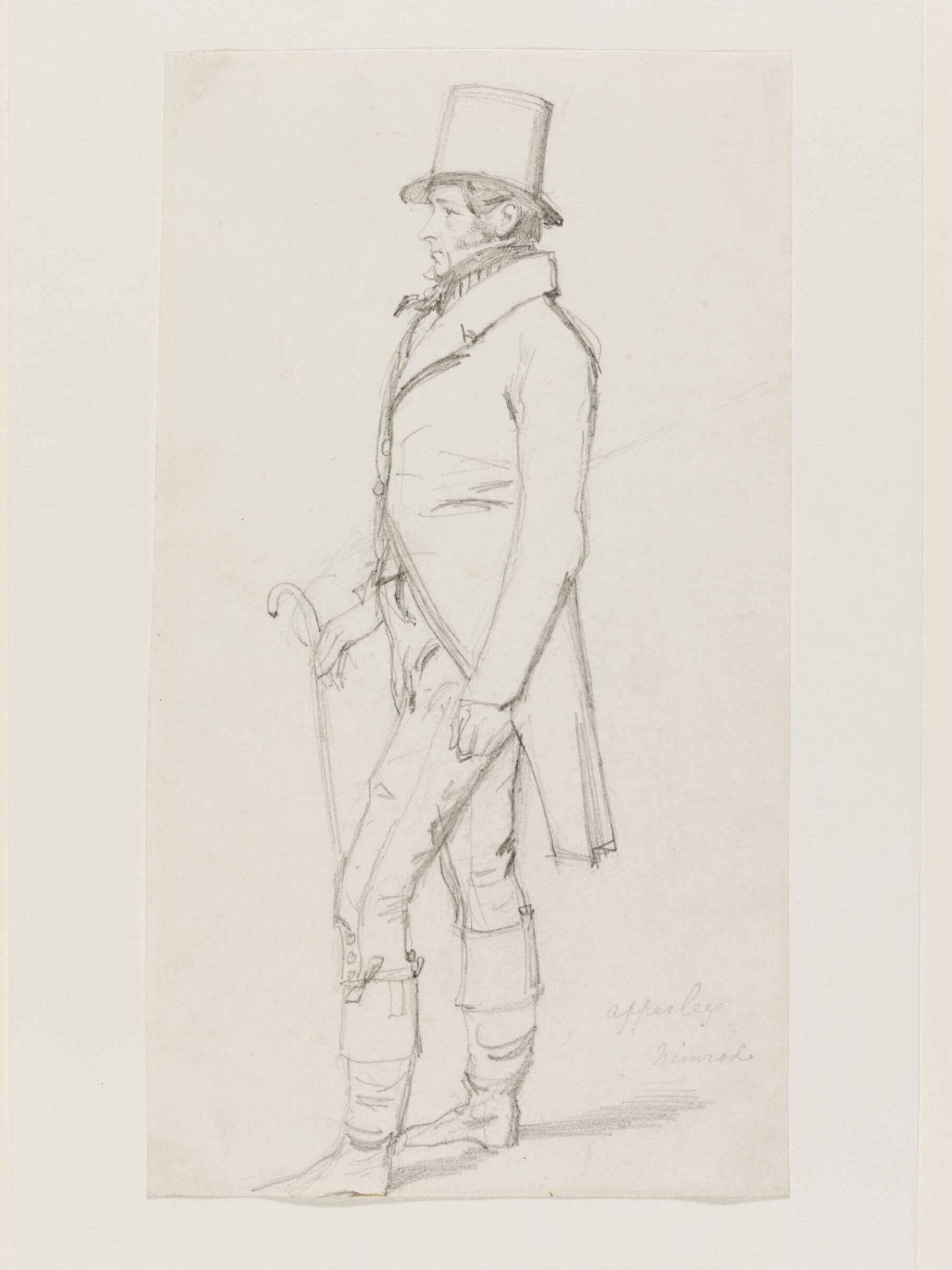 Mr. Apperley ("Nimrod"), Daniel Maclise, ca. 1825-70