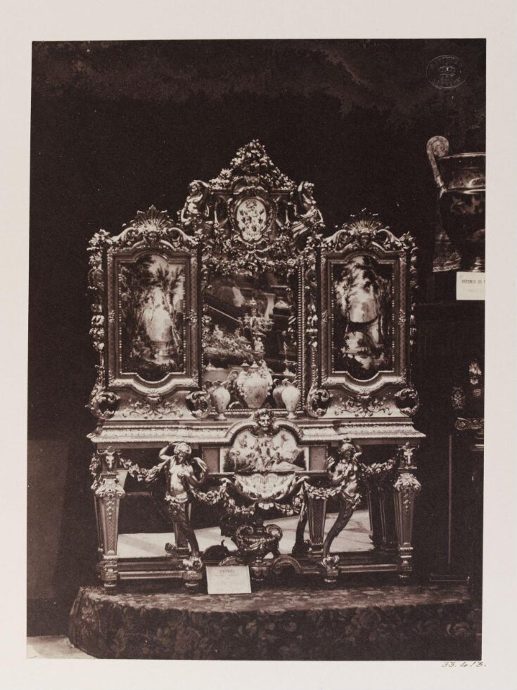 Ornate cabinet from the Paris Universal Exhibition, 1855 top image