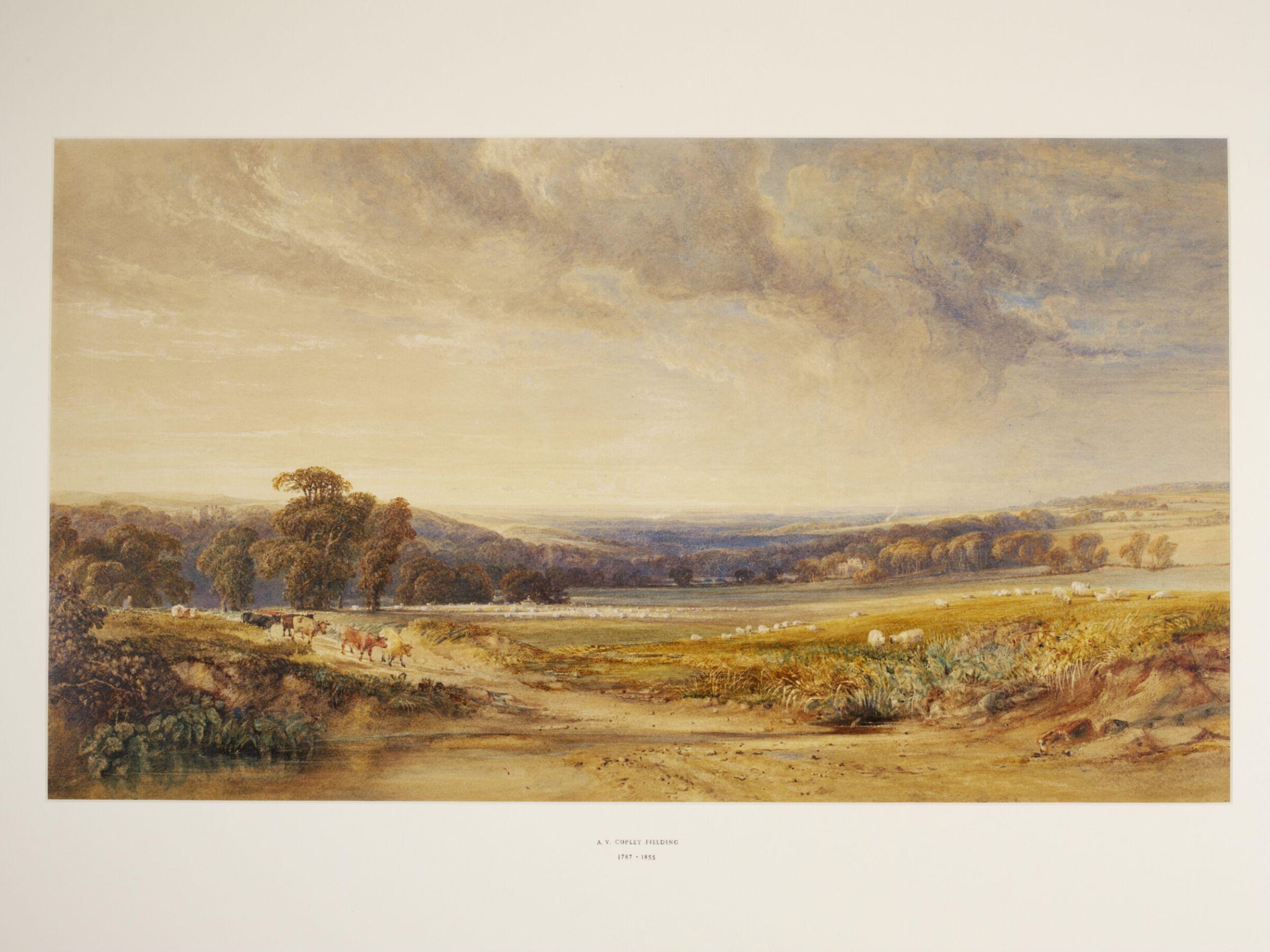 Vale of Irthing, Cumberland, Anthony Vandyke Copley Fielding, 1850