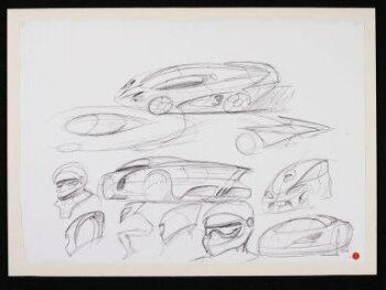 Sketches for 'Venus' concept car