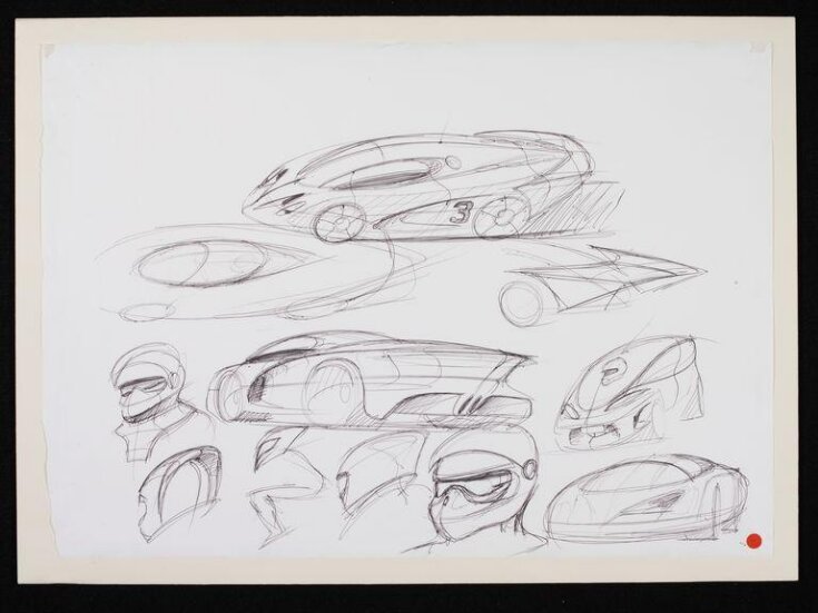 Sketches for 'Venus' concept car top image