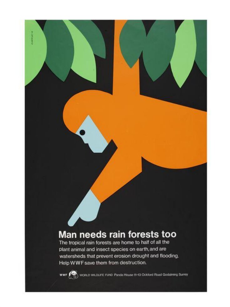 Man needs rain forests too | Eckersley | V&A Explore The Collections