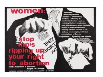 Women: stop MP's ripping up your right to abortion