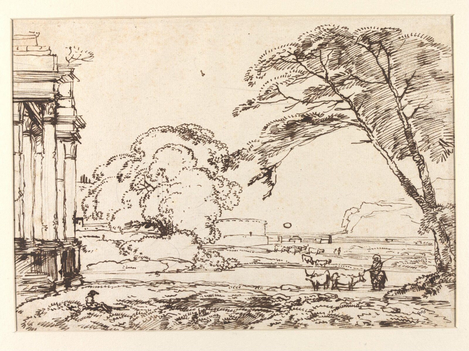 Drawing, Hendrik Kobell, late 18th century
