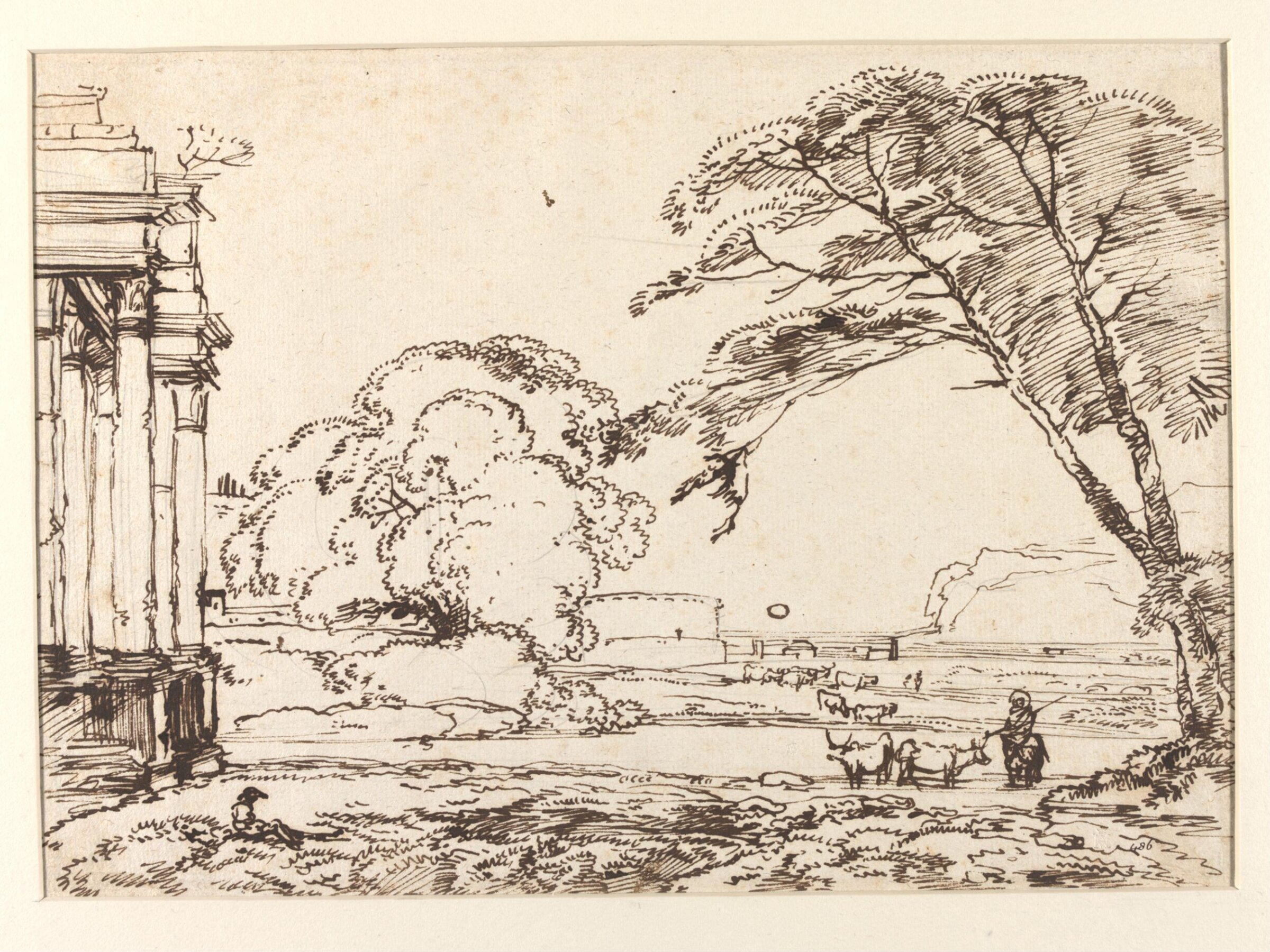 Drawing, Hendrik Kobell, late 18th century