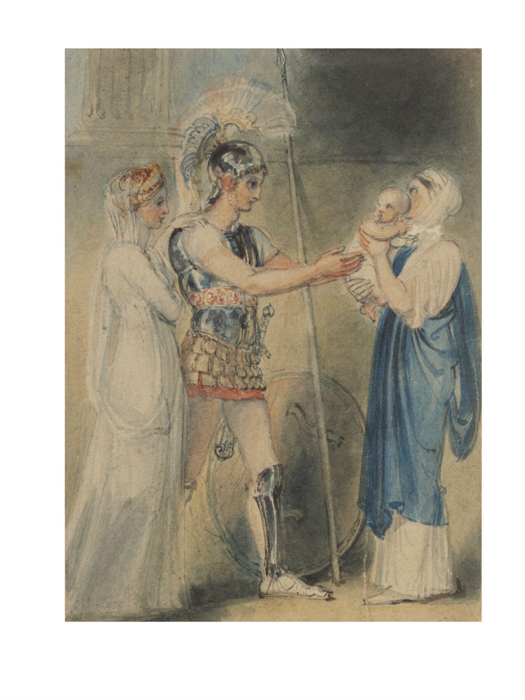 Hector Bidding Farewell to Andromache, Томас Стотард, ок. 1777–1830