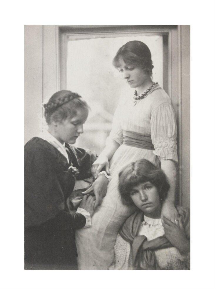 Margaret Burne-Jones with Misses Muir top image