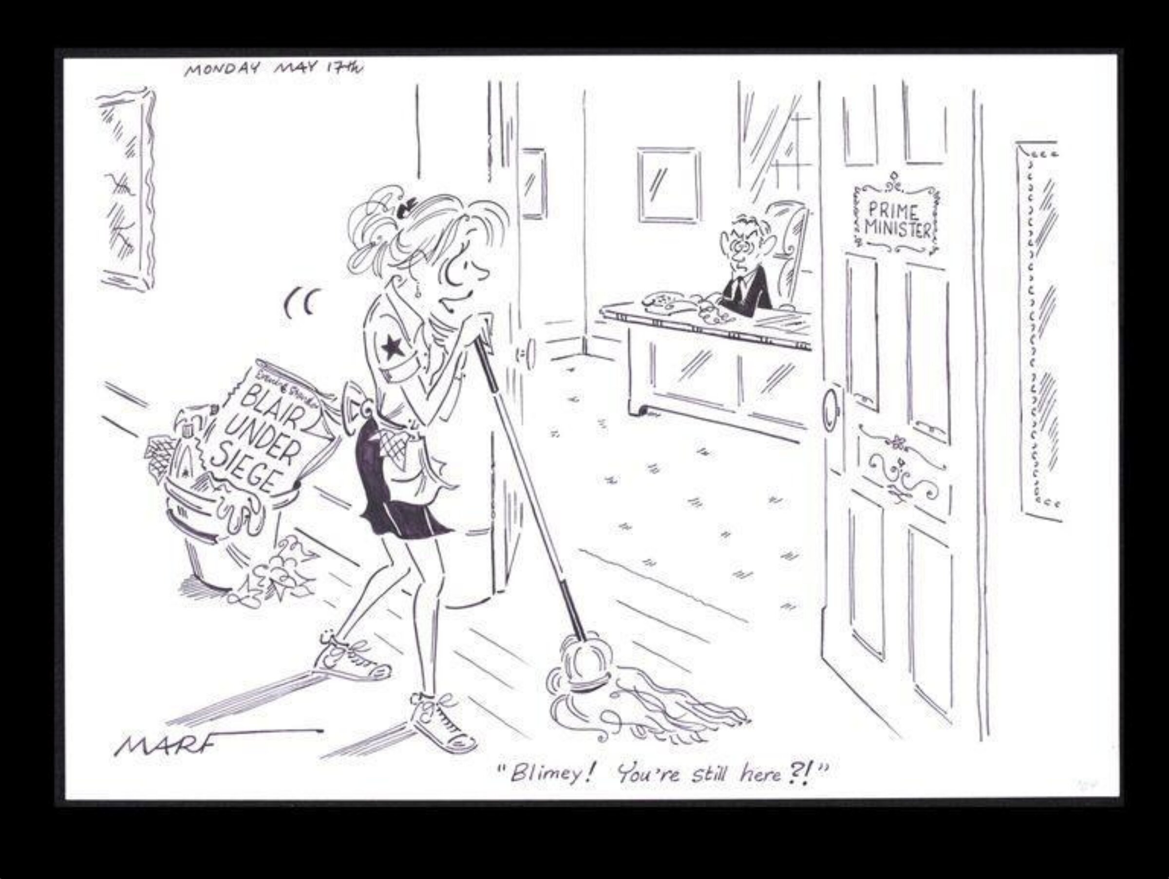 "Blimey! You're still here?!", Martha Richler, 2004