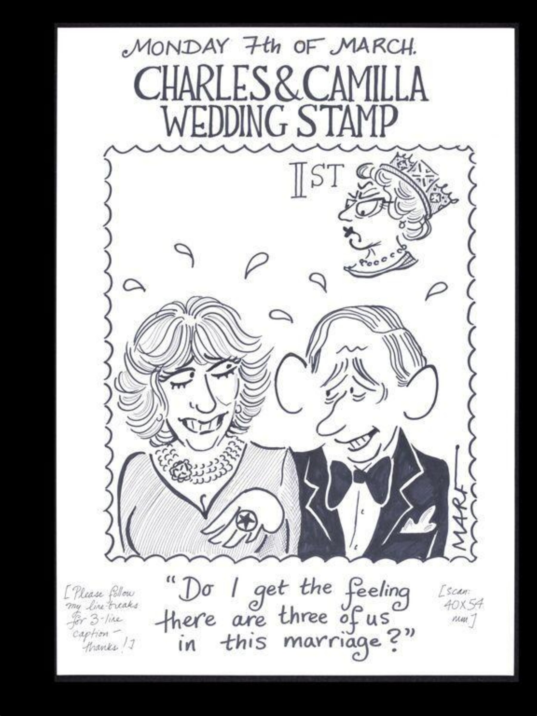 "Do I get the feeling there are three of us in this marriage?", Martha Richler, 2005