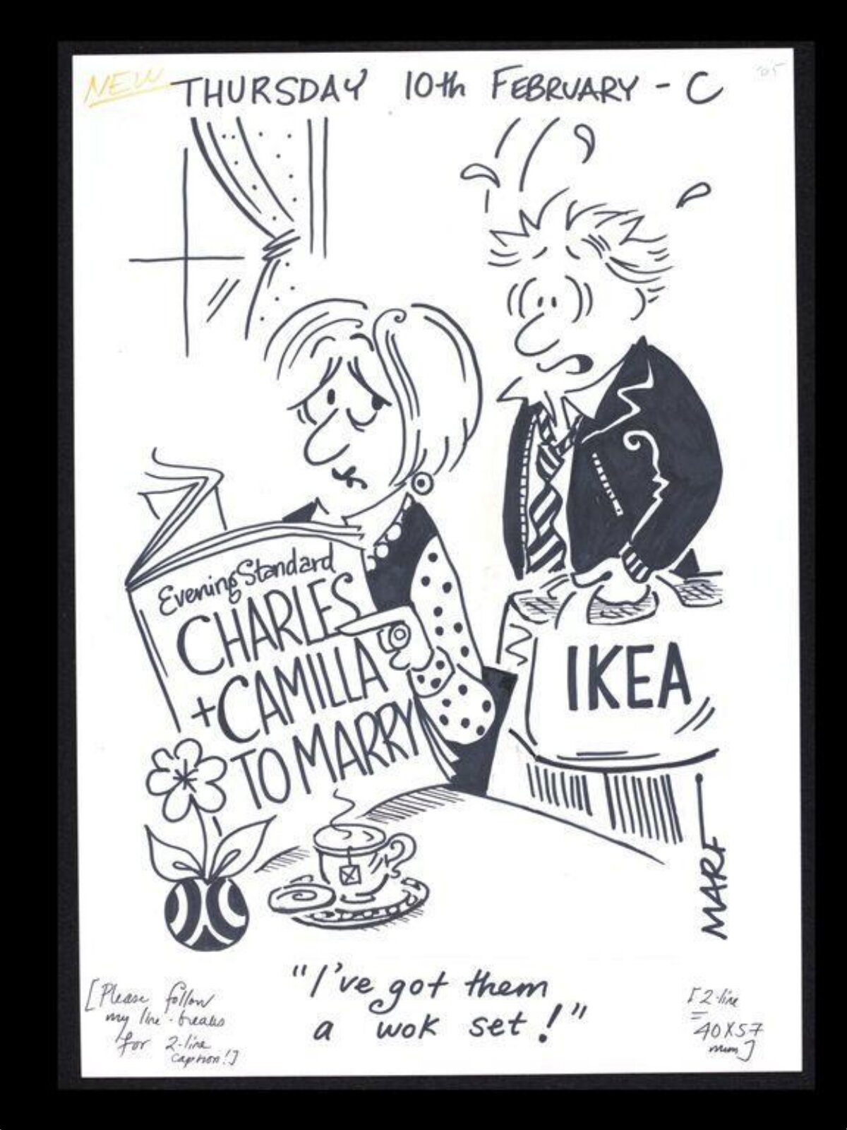 "I've got them a wok set!", Martha Richler, 2005