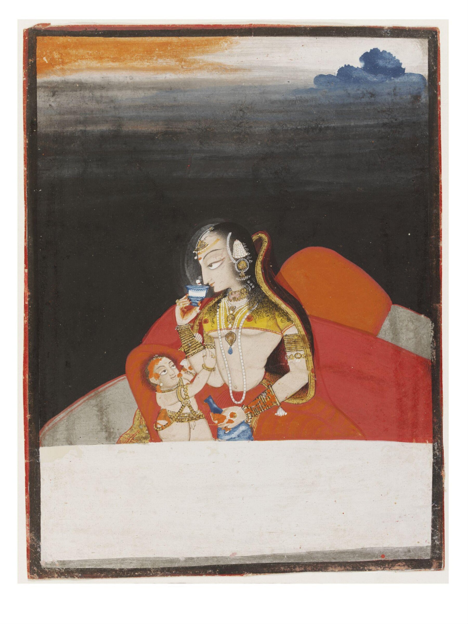 Mother and child, Chokha, ca. 1815