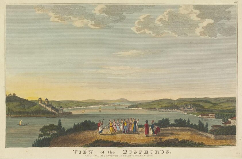 View of the Bosphorus (1821) by Antoine Ignace Melling