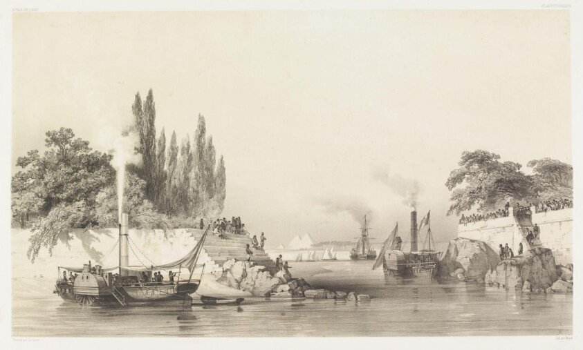 Départ Pour La Haute Egypte (1847) by Alfred Lemercier