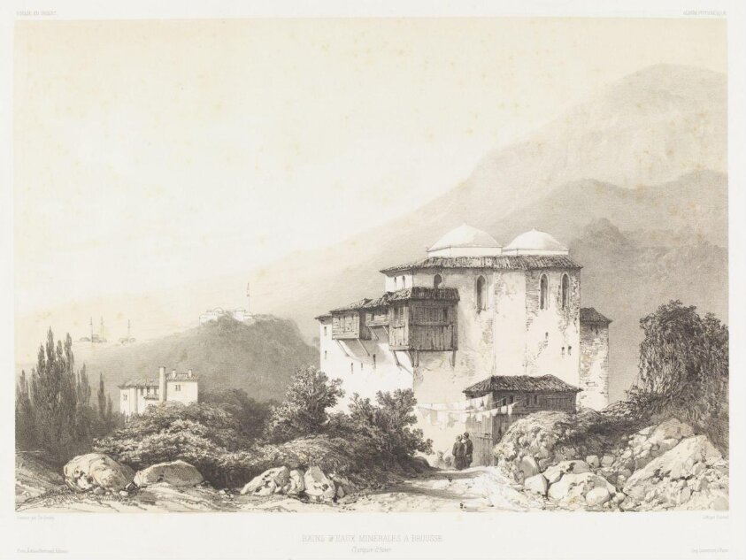 Bains D'Eaux Minérales A Brousse (1847) by Alfred Lemercier