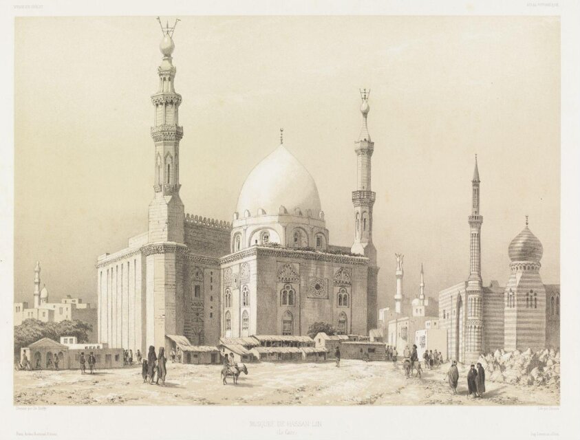 Mosque De Hassan Lin (1847) by Alfred Lemercier