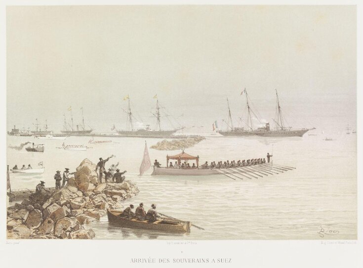 Inauguration du Canal de Suez, Voyage des Souverains image