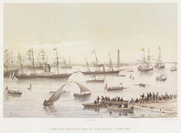 Inauguration du Canal de Suez, Voyage des Souverains image