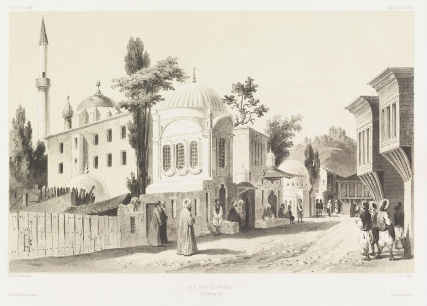 Rue des Tombeaux (1847) by Alfred Lemercier