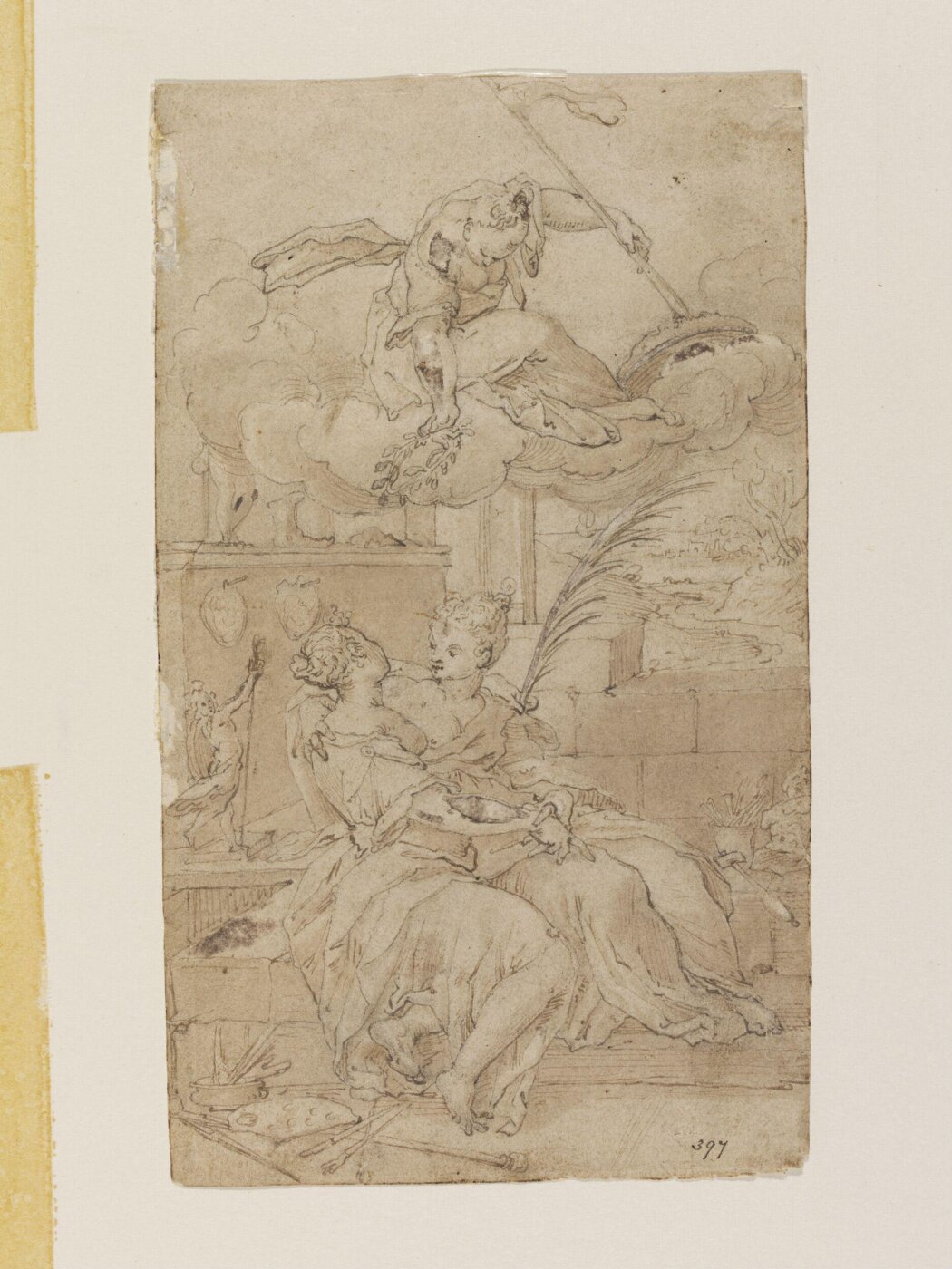 Unknown, Allegory of the Union of Painting and Sculpture