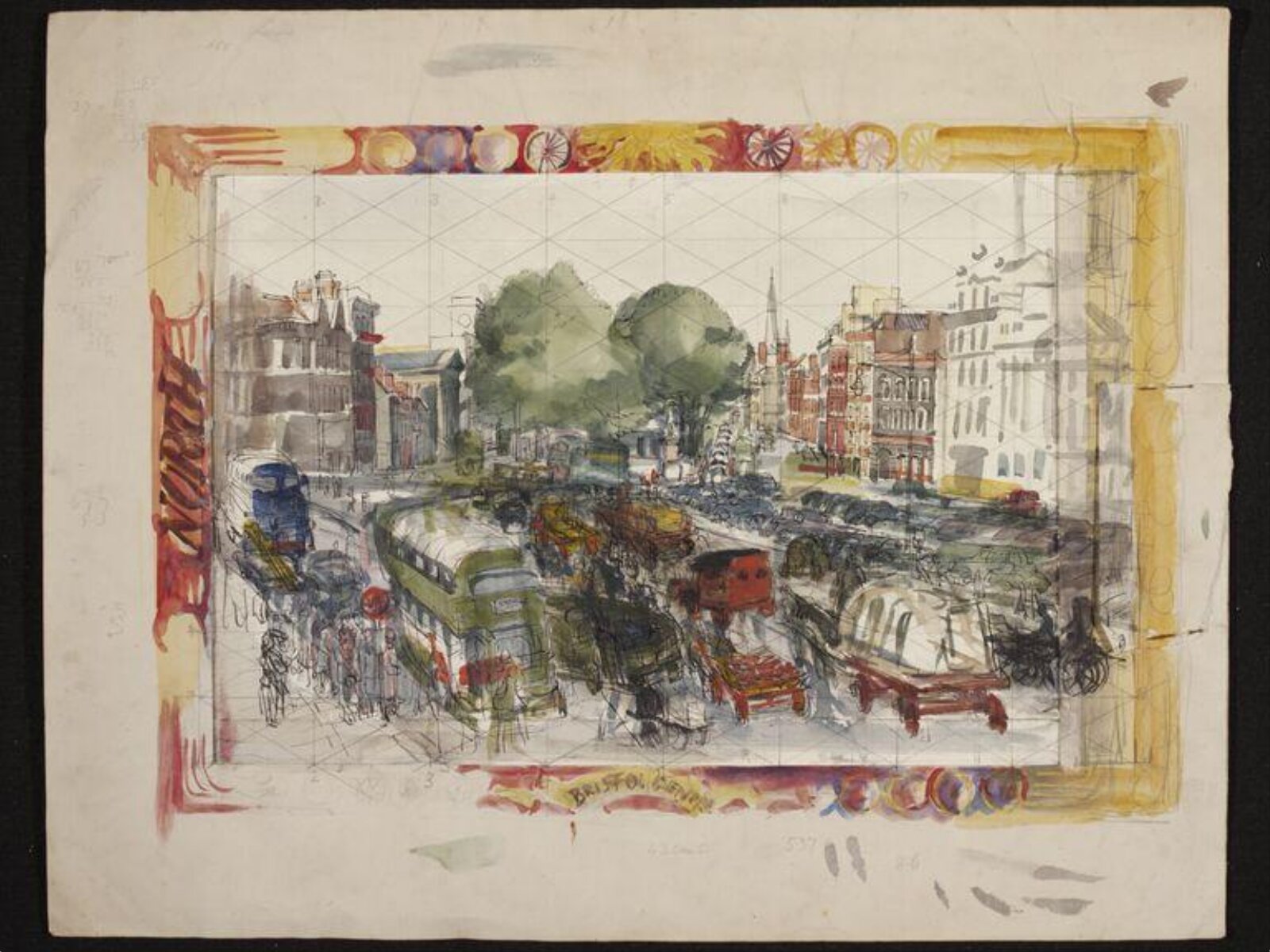 Watercolour, Phyllis E. Ginger, ca. 1940-1960