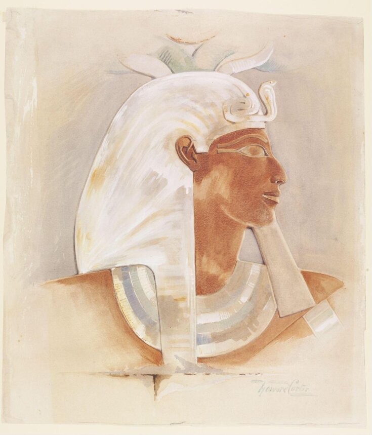 Head of Queen Makare Hatshepsut: copy of a painted low relief in the Mortuary Temple of Hatshepsut, Deir al-Bahri top image
