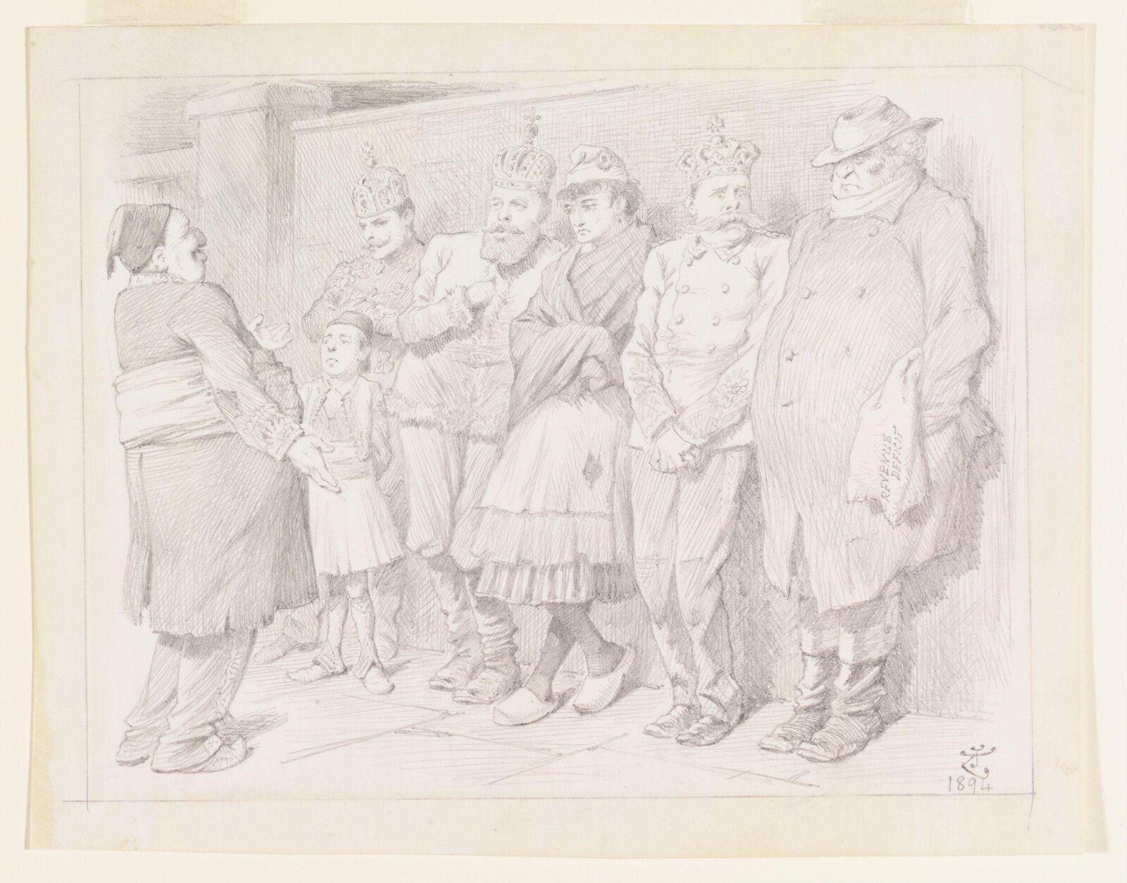 Waiting For Relief, John Tenniel, 1894