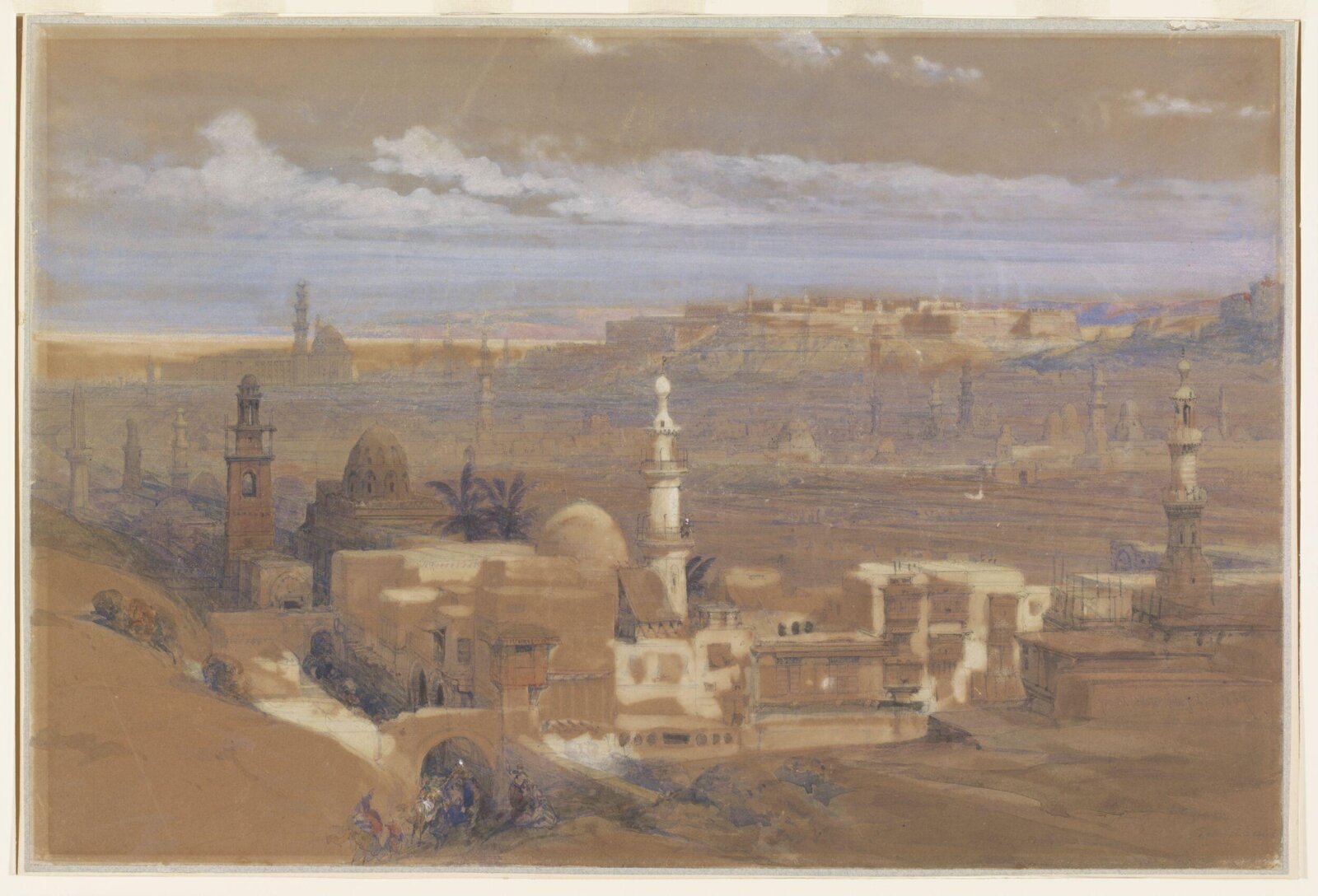 Grand Cairo, David Roberts, 1839