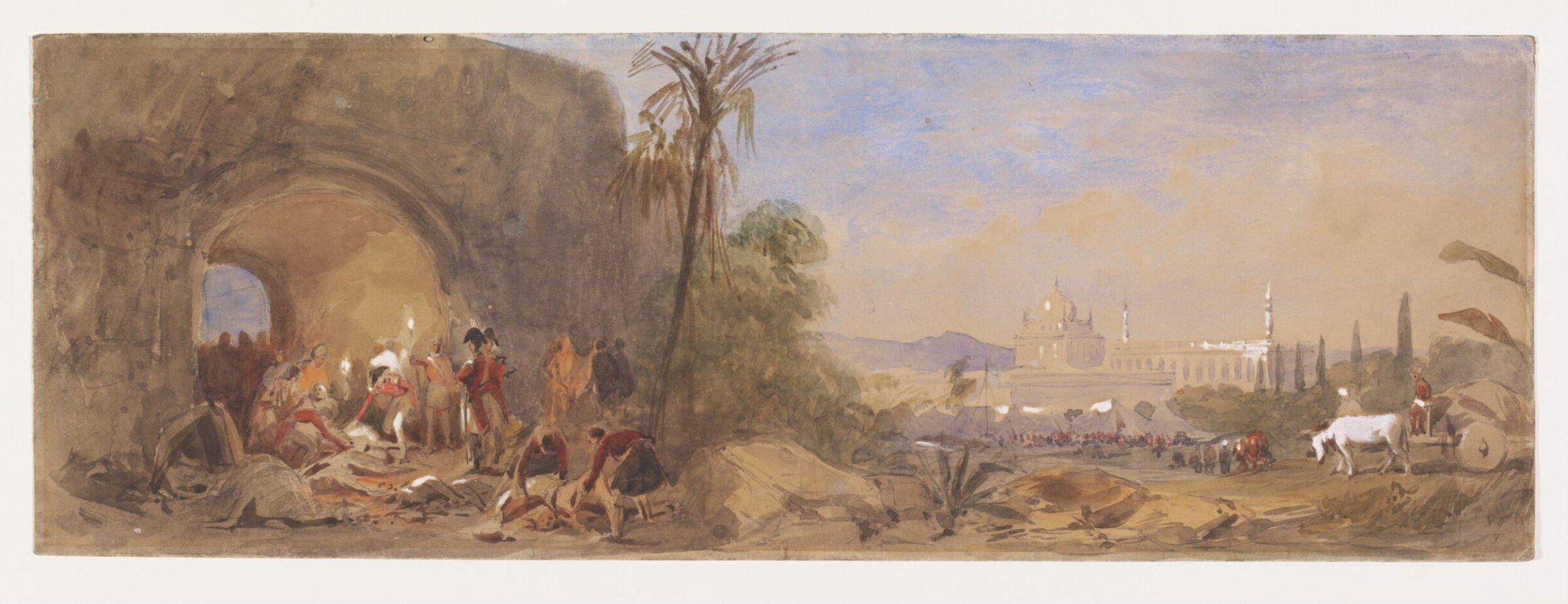 The Finding of the Body of Tipu Sultan at Seringapatam., John Absolon, 1840-1860