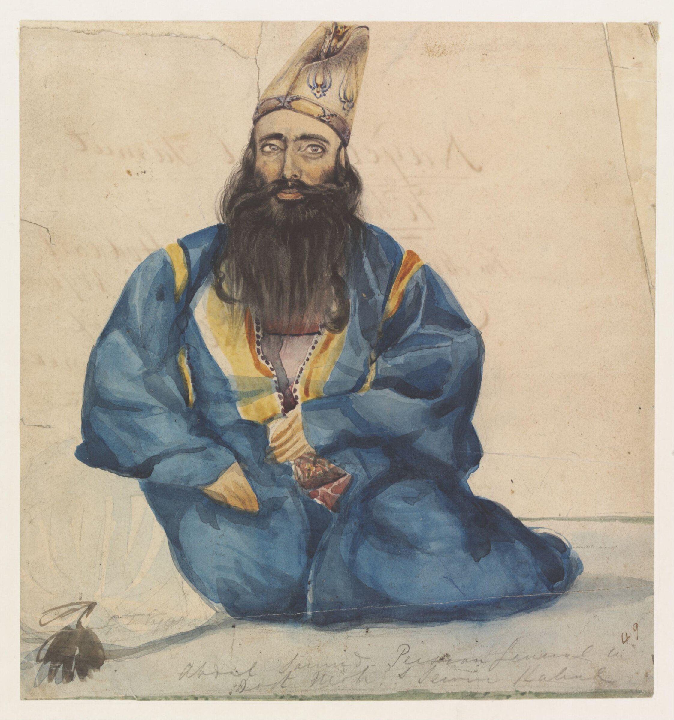 `Abdul Samud - Persian General in Dost Mohd.s. Service Kabul', Godfrey Thomas Vigne, 1836