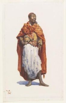 North African man in travelling costume thumbnail 1