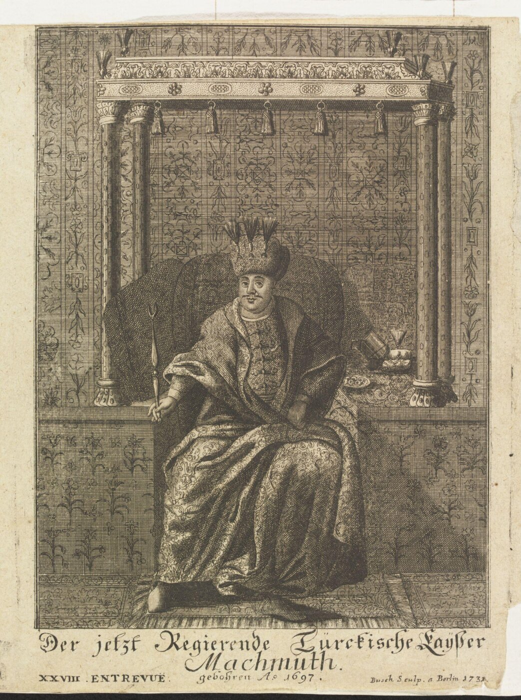 Georg-Paul Busch, Turkish sultans, sultanas and other historical figures