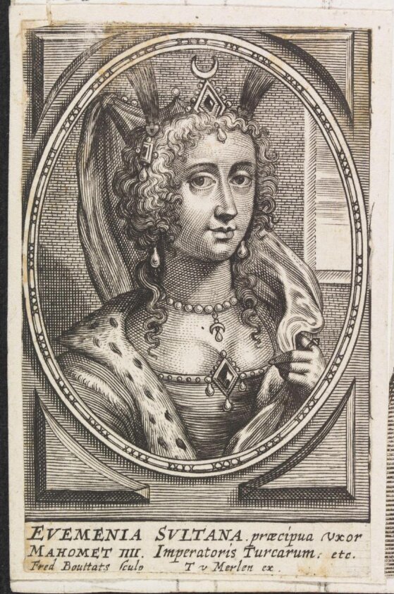 Turkish sultans, sultanas and other historical figures (ca. mid 17th century) by Jacob van Merlen