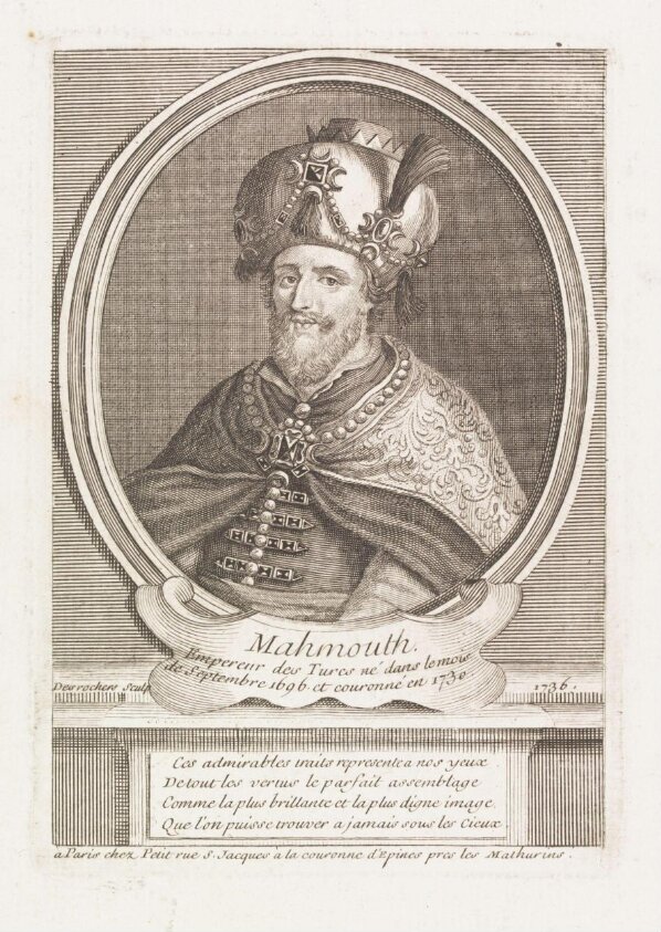 Turkish sultans, sultanas and other historical figures (1736) by Étienne Johandier Desrochers