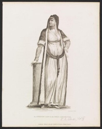 An Athenian Lady in the Dress commonly worn