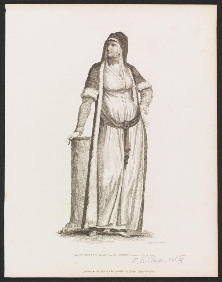An Athenian Lady in the Dress commonly worn image