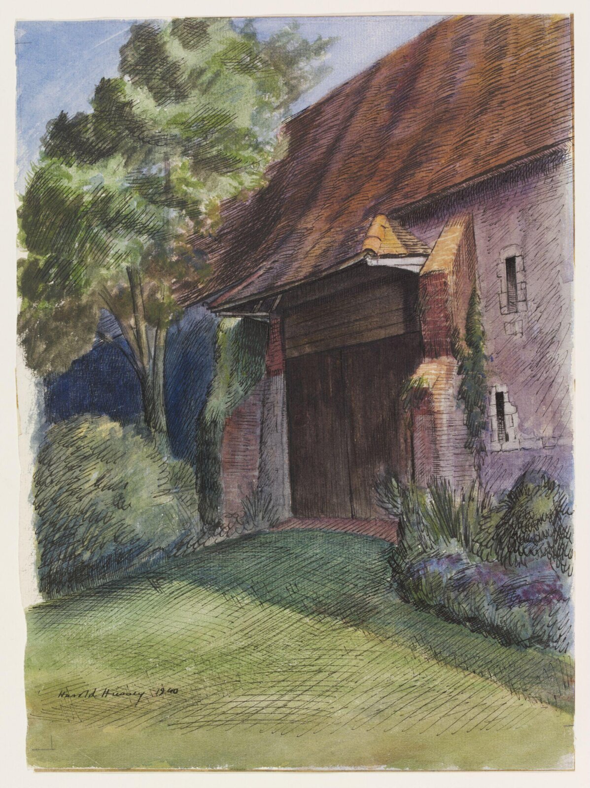 Tithe Barn near Hurley, Hussey, 1940