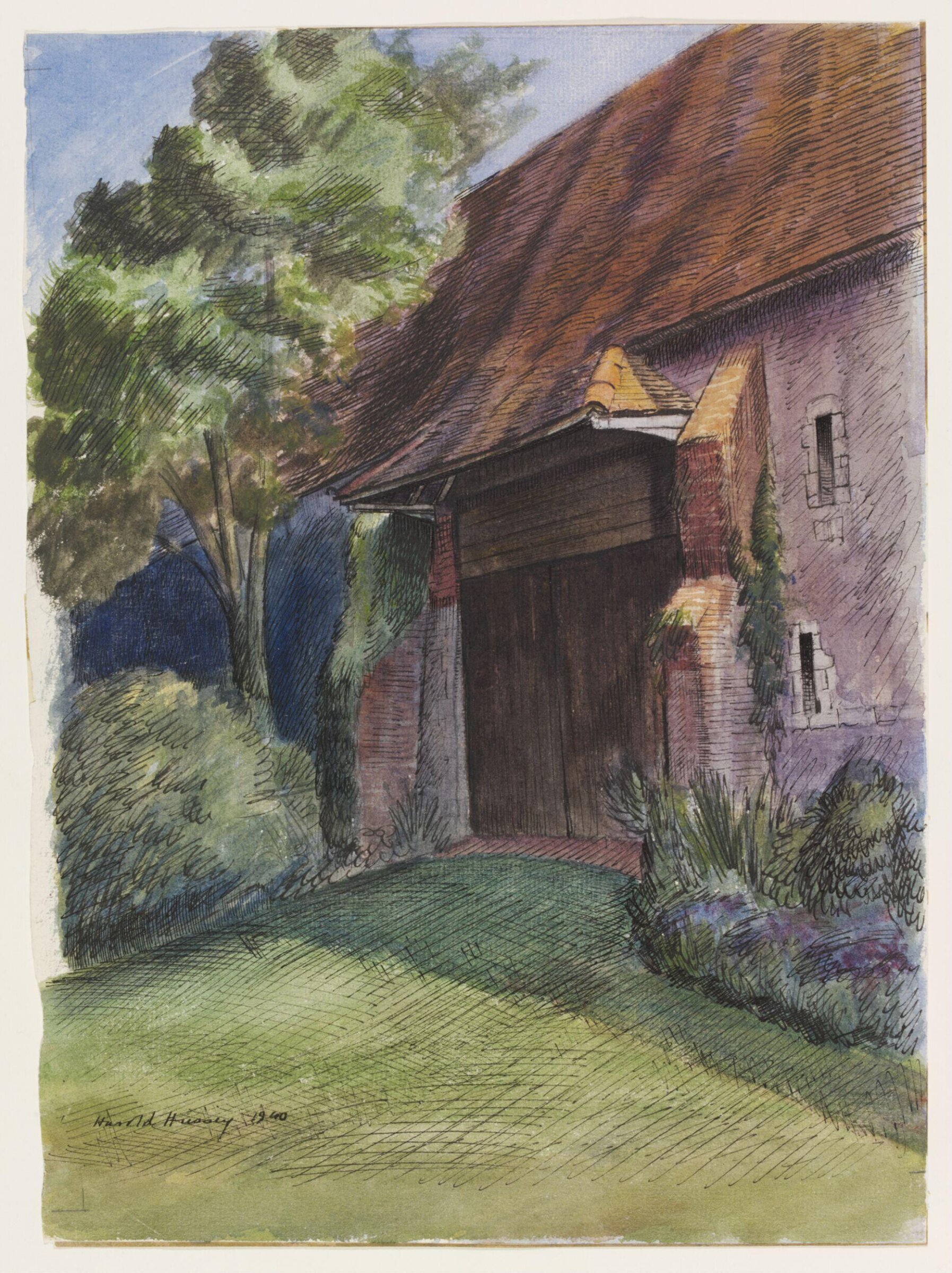 Tithe Barn near Hurley, Hussey, 1940