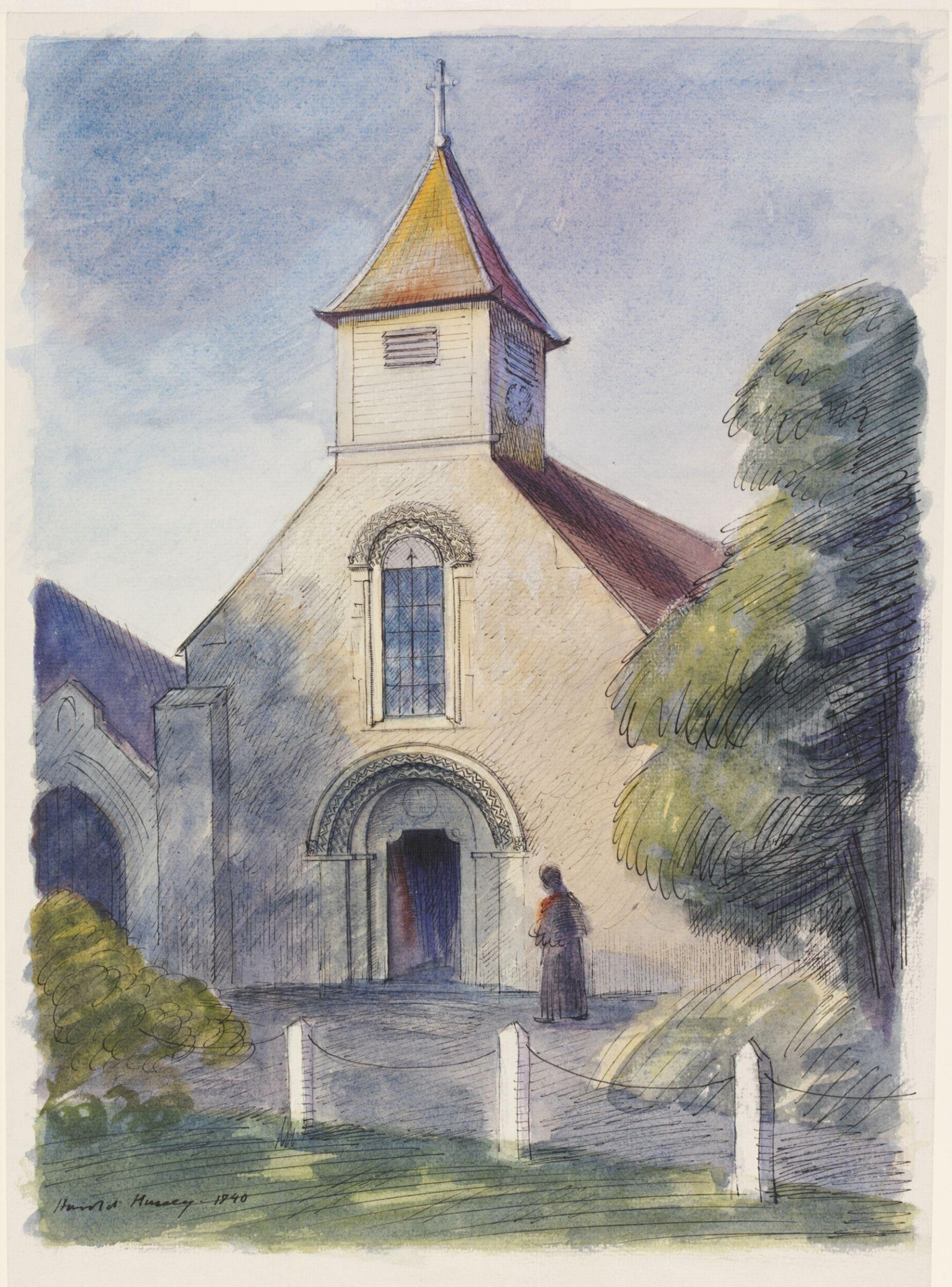 Church near Ladye Place, Hussey, 1940