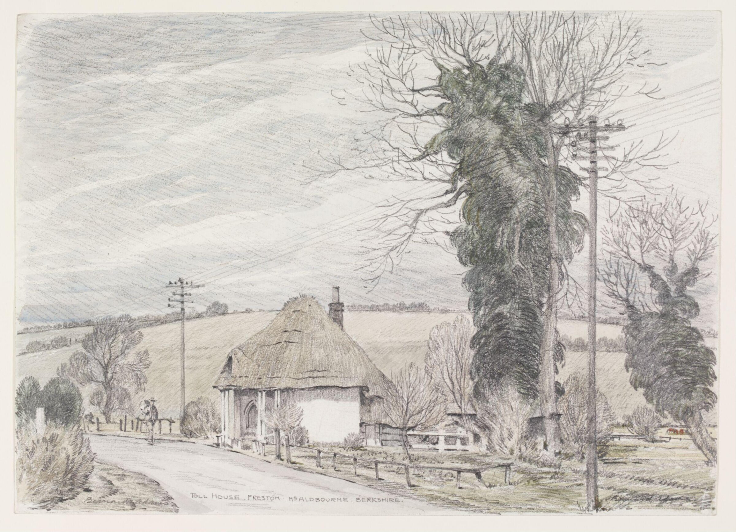 Toll House, Preston, Nr.Aldbourne, Bernard Adams, ca.1940